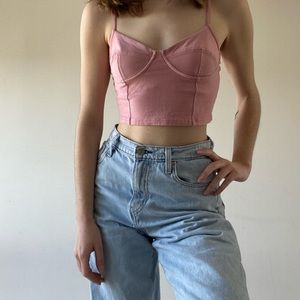 Bustier Style TNA Crop Top